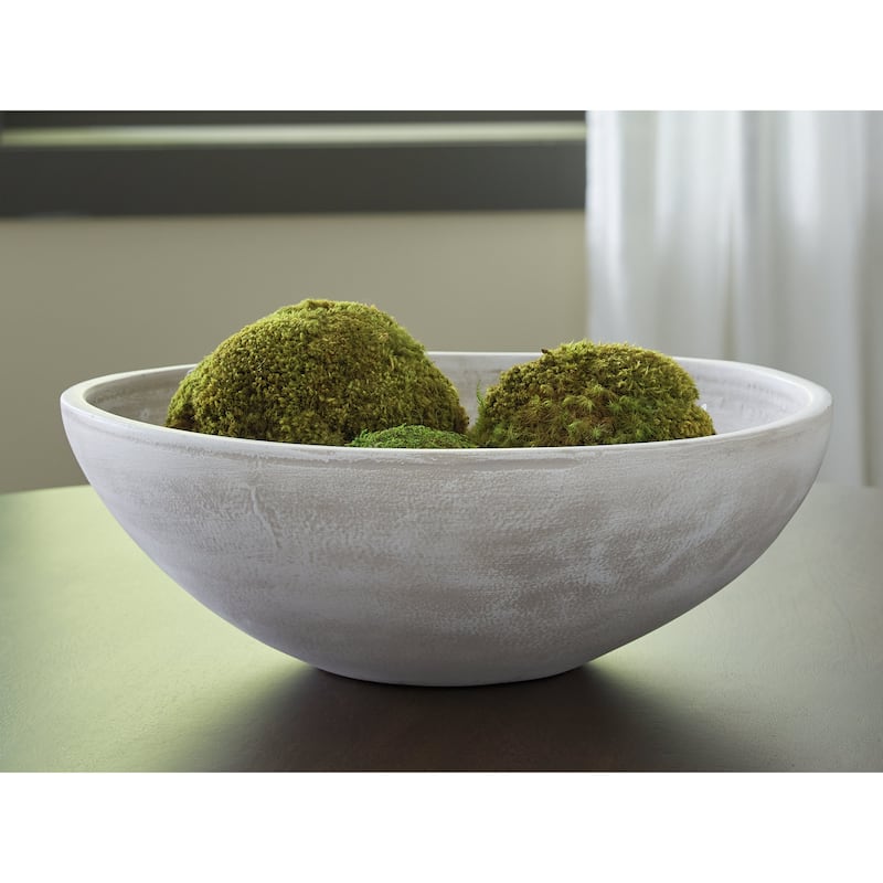 Signature Design by Ashley Meadie Bowl - Distressed White