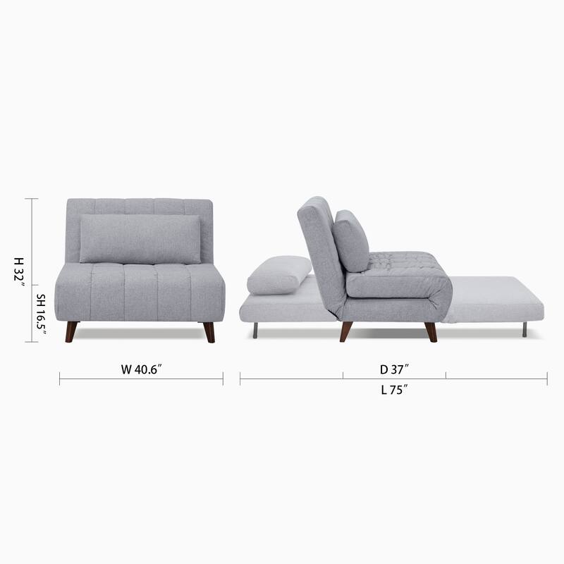 Artdeco Home - Carson Carrington Taghusa Convertible Chair