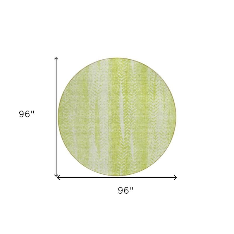 HomeRoots Botanical Leaves Transitional Rectangle Outdoor Rug