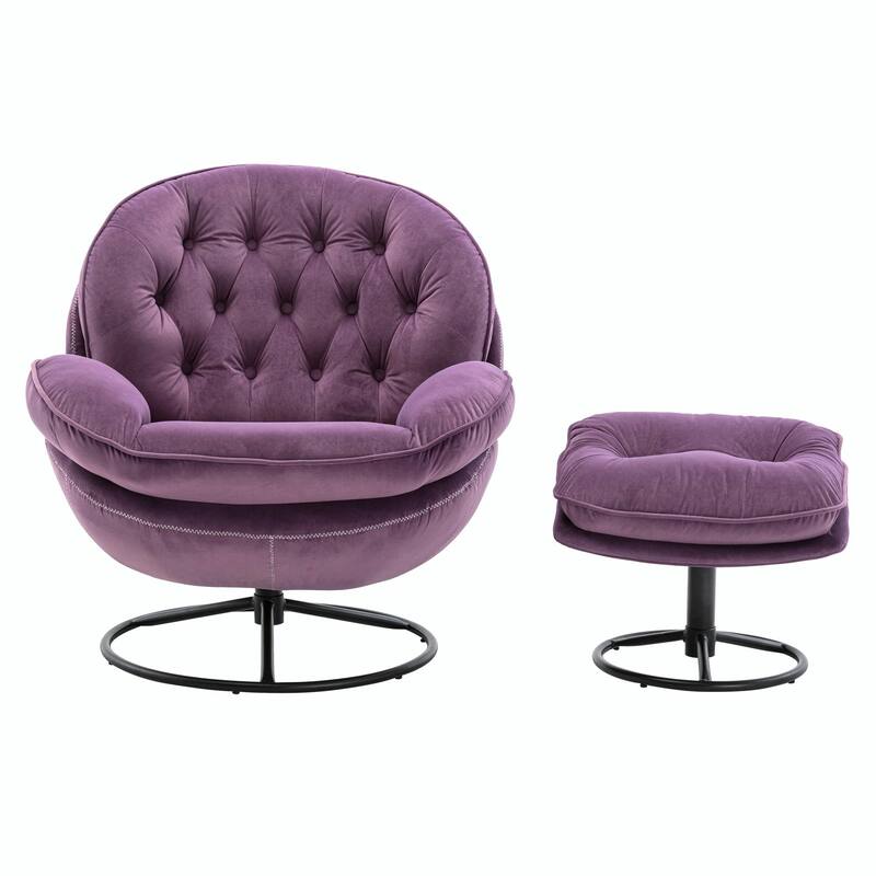 TV Chair Accent Chair for Living Room with Ottoman