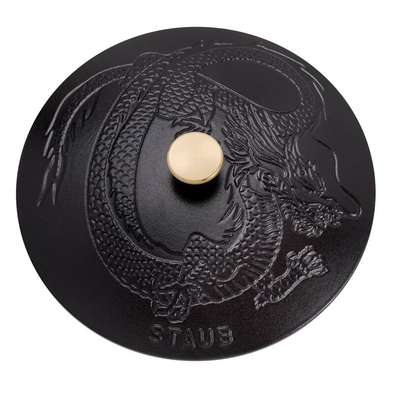 Staub Cast Iron 2.5-qt Braiser with Dragon Lid