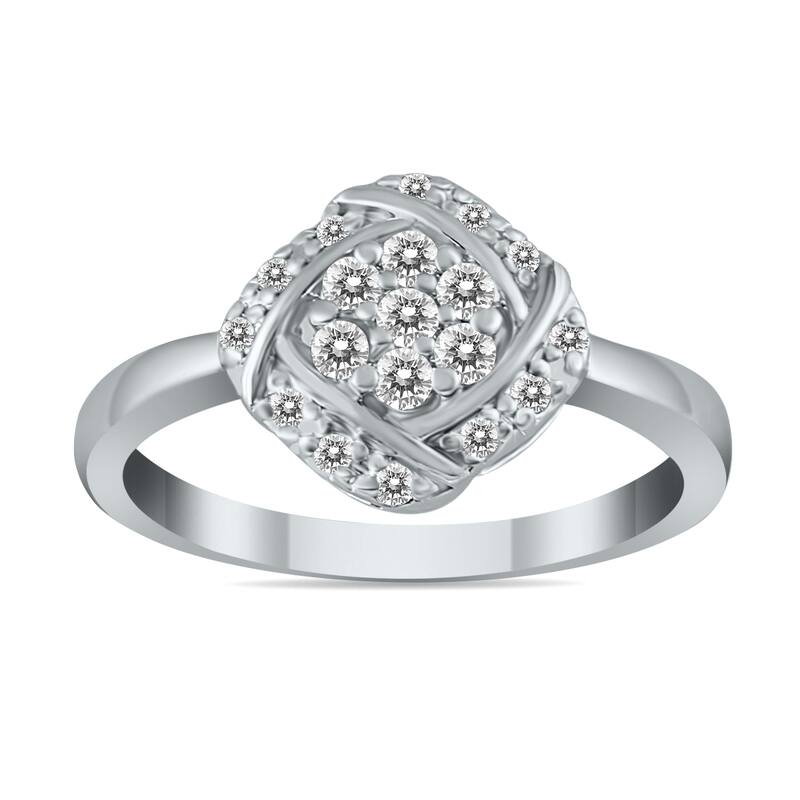 Marquee 1/4 Carat TW Diamond Ring in 10K White Gold