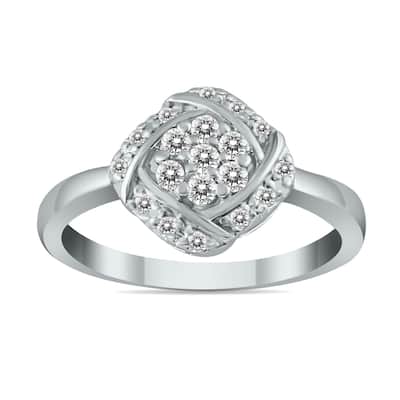 Marquee 1/4 Carat TW Diamond Ring in 10K White Gold