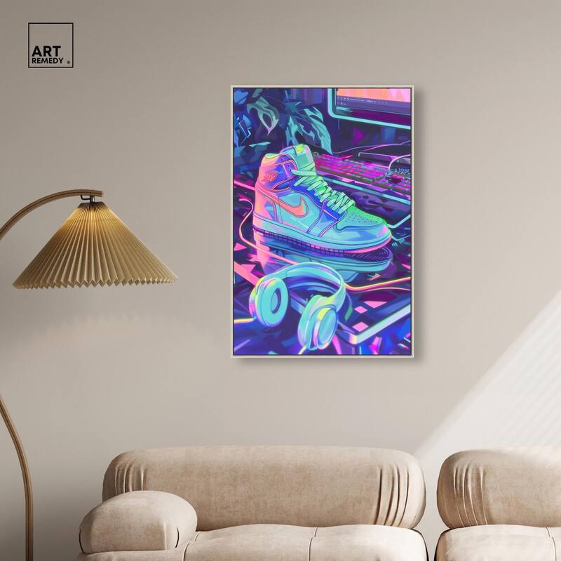 PC Gamer Sneaker Canvas by Art Remedy