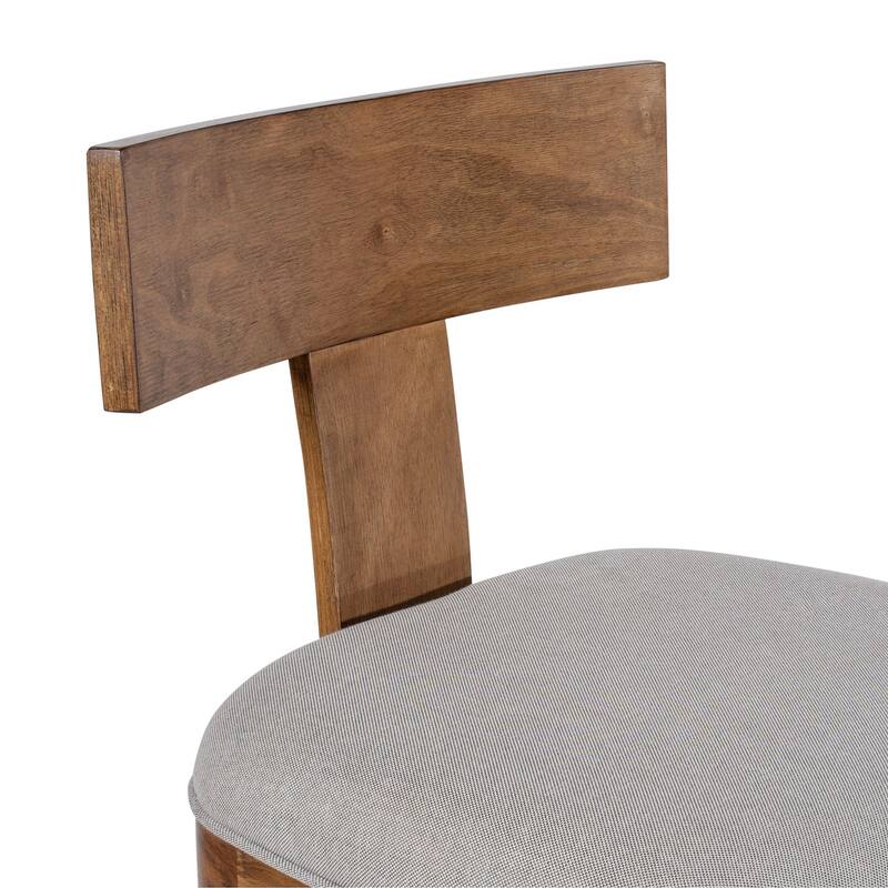 Theodora T- Back Bar Stool with Wood Seat Frame and Cushion