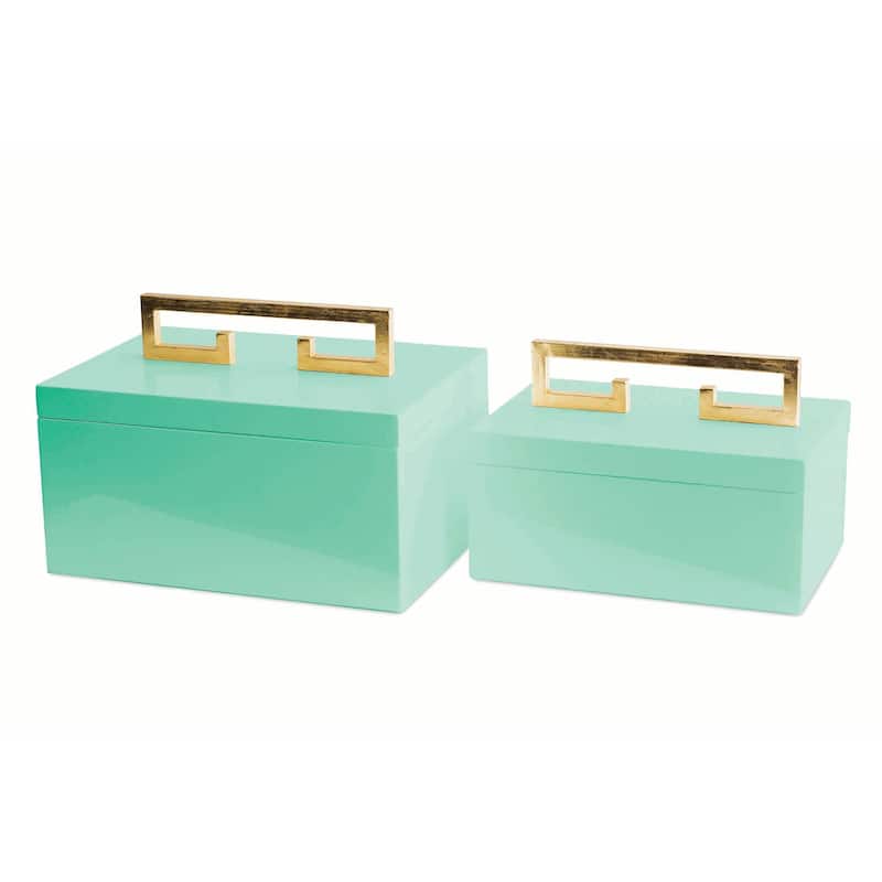 Avondale Boxes Mint (Set of 2)