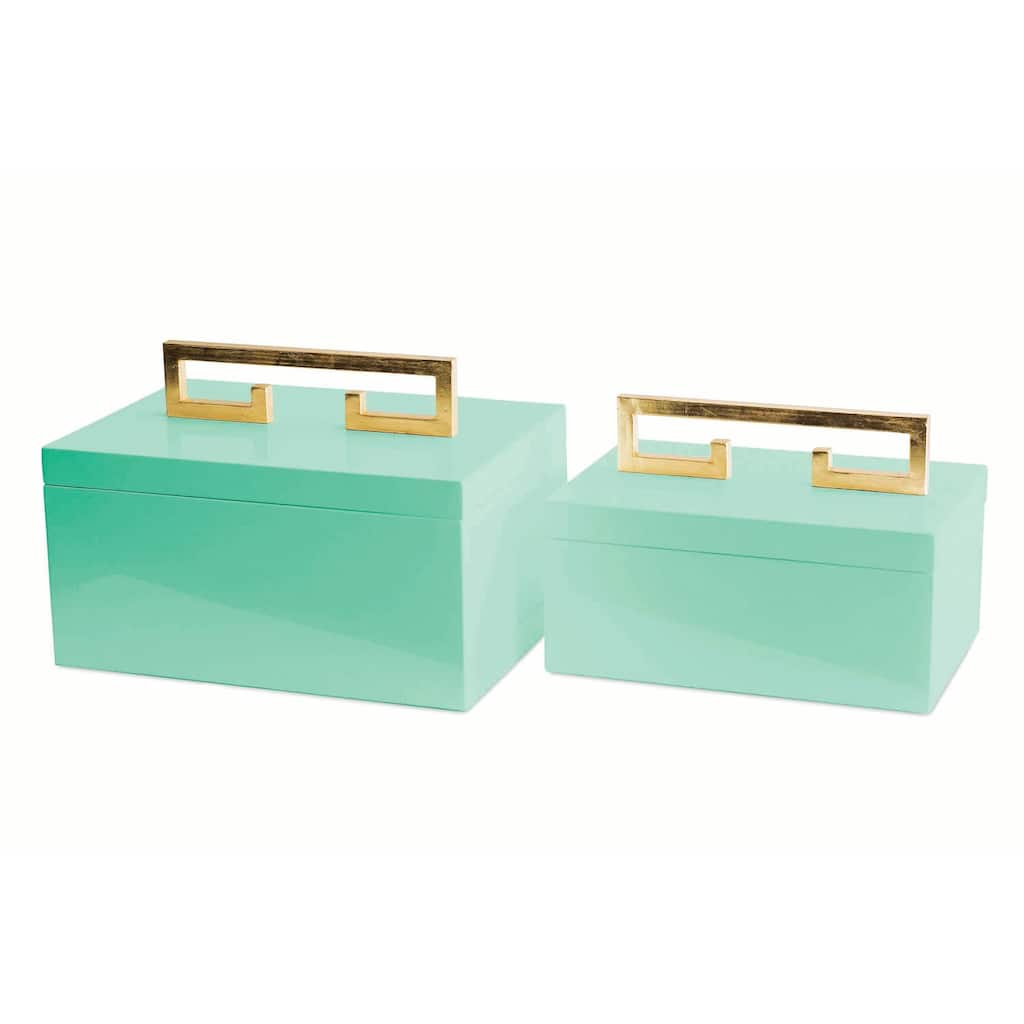 Avondale Boxes Mint (Set of 2)