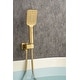 preview thumbnail 10 of 32, Waterfall Wall Mount Roman Tub Filler Faucet 3 Hole Single Handle Bathroom Bathtub Faucet with Hand Shower