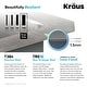 preview thumbnail 102 of 158, KRAUS Standart PRO Undermount Single Bowl Stainless Steel Kitchen Sink
