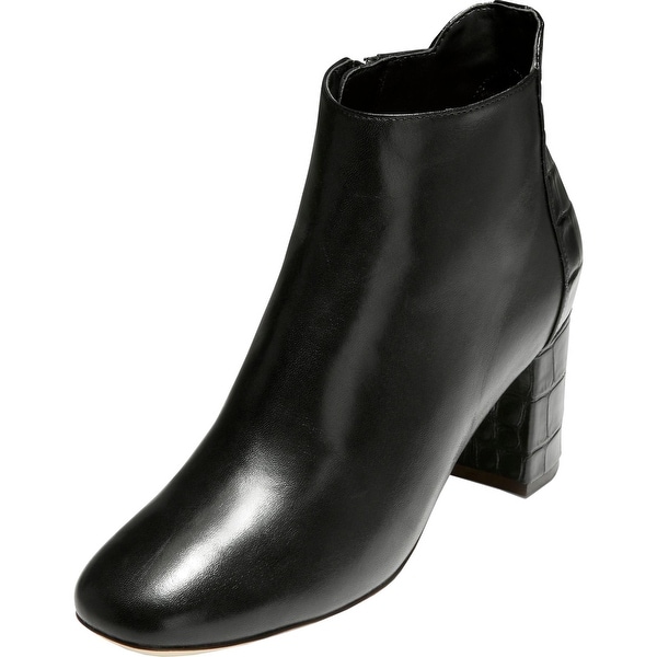 leather booties on sale
