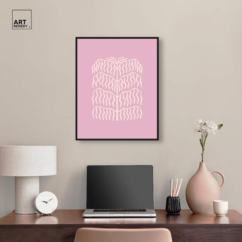Lavender Mauve Canvas by Art Remedy