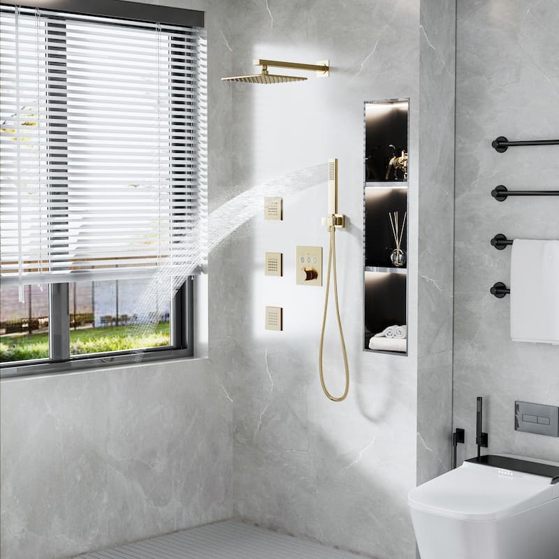 Luxury 3-Way Complete Rain Showerhead
