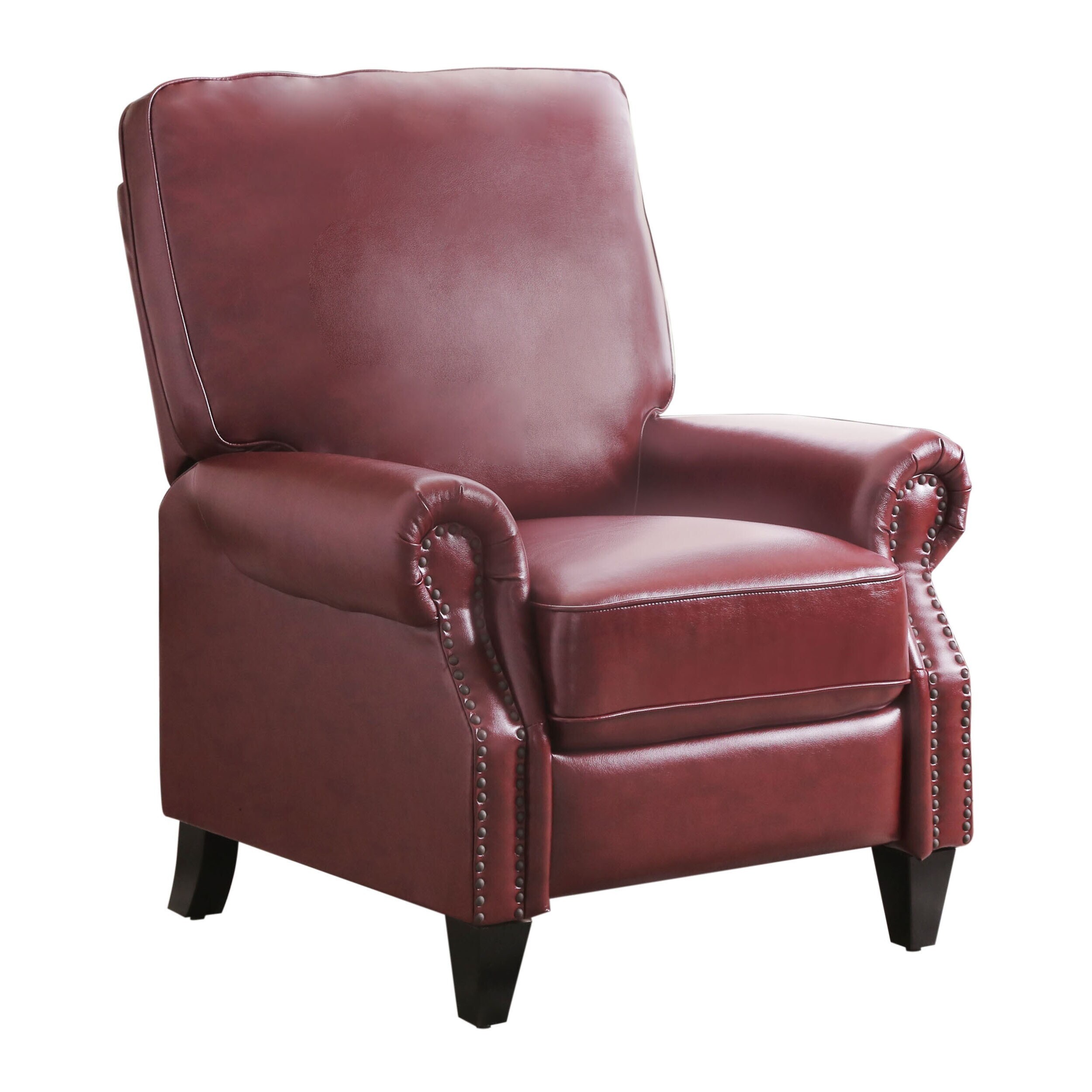 Abbyson Carla Bonded Leather Push back Recliner