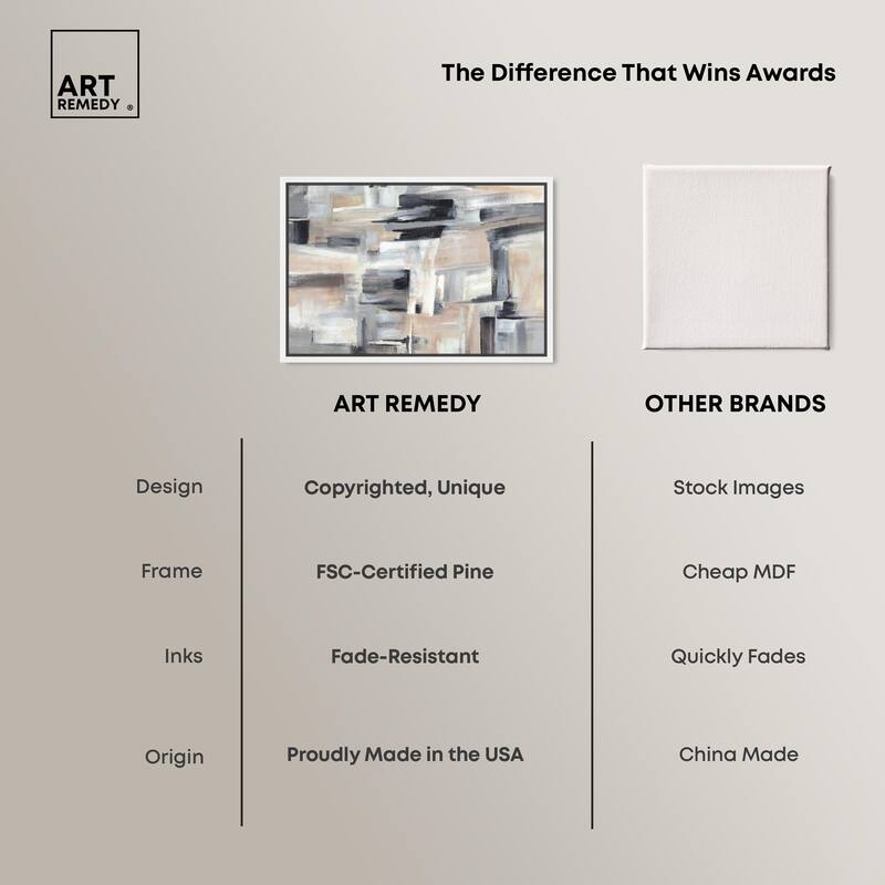 Neutral Nirvana Canvas by Art Remedy