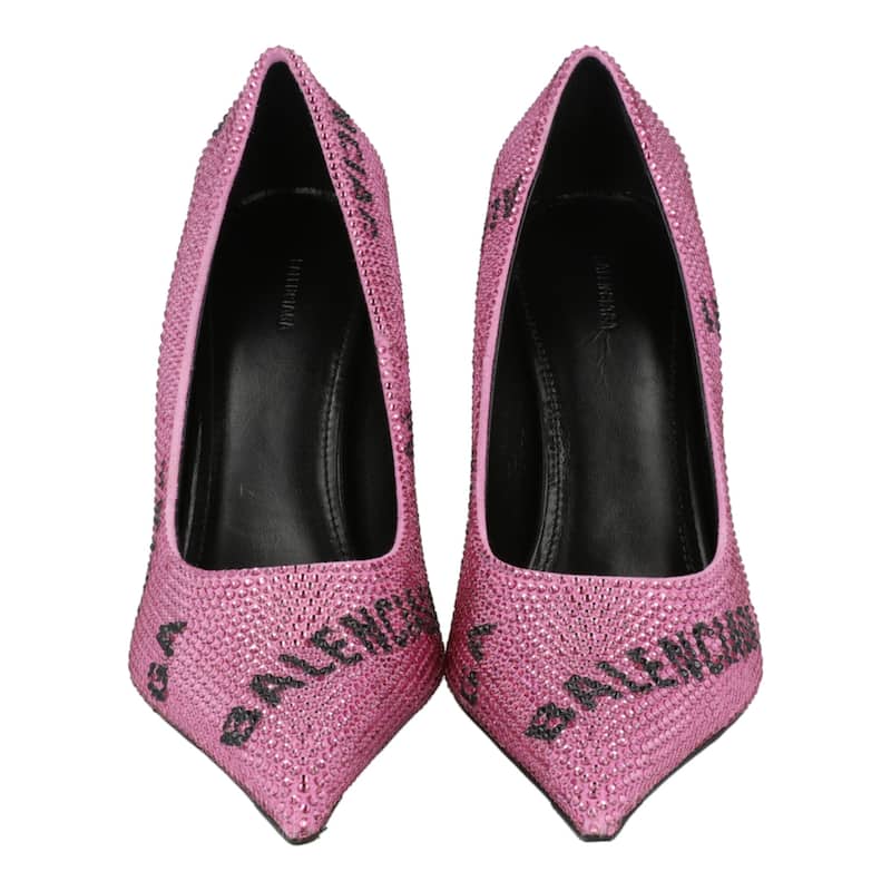 Balenciaga Square Knife Embellished Pumps