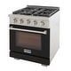 preview thumbnail 32 of 80, KUCHT Professional 30 in. 4.2 cu. ft. Natural Gas Range with Sealed Burners and Convection Oven in Stainless Steel