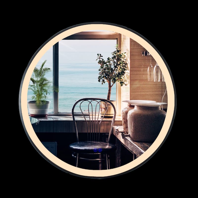Frameless Embedded LED Mirror - Silver