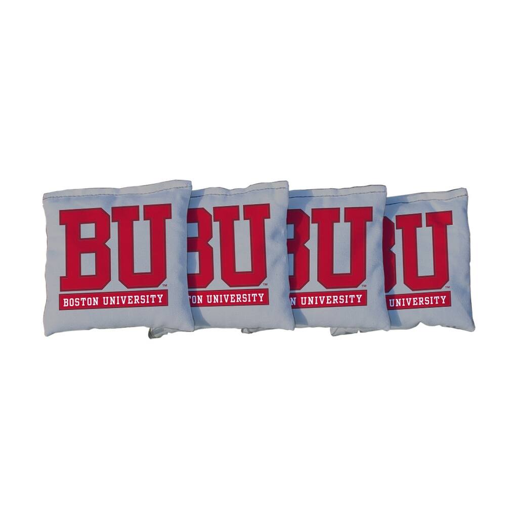 Boston BU Terriers Gray Cornhole Bags
