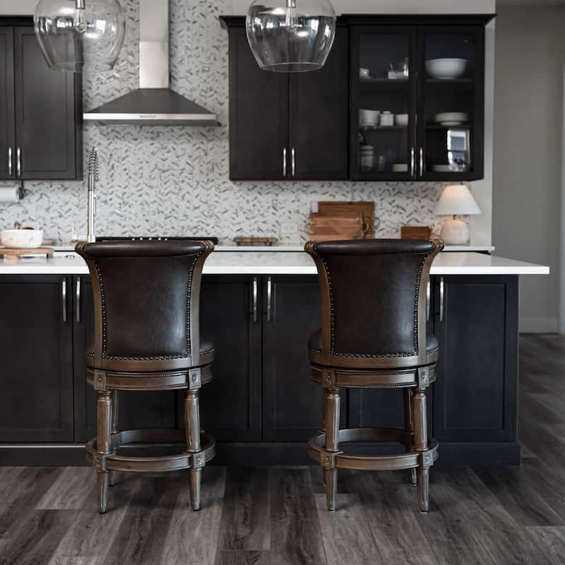 Maven Lane 26" Pullman Swivel Counter Height Kitchen Stool