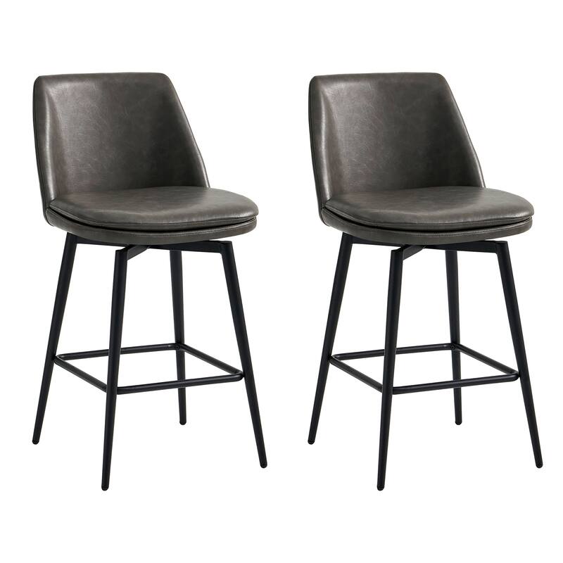 Ariel Counter Height Swivel Barstool Set