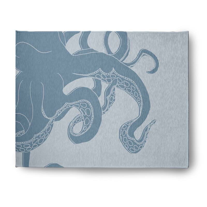 Gus Nautical Indoor/Outdoor Rug - Dusty Smoke - 8' x 10'