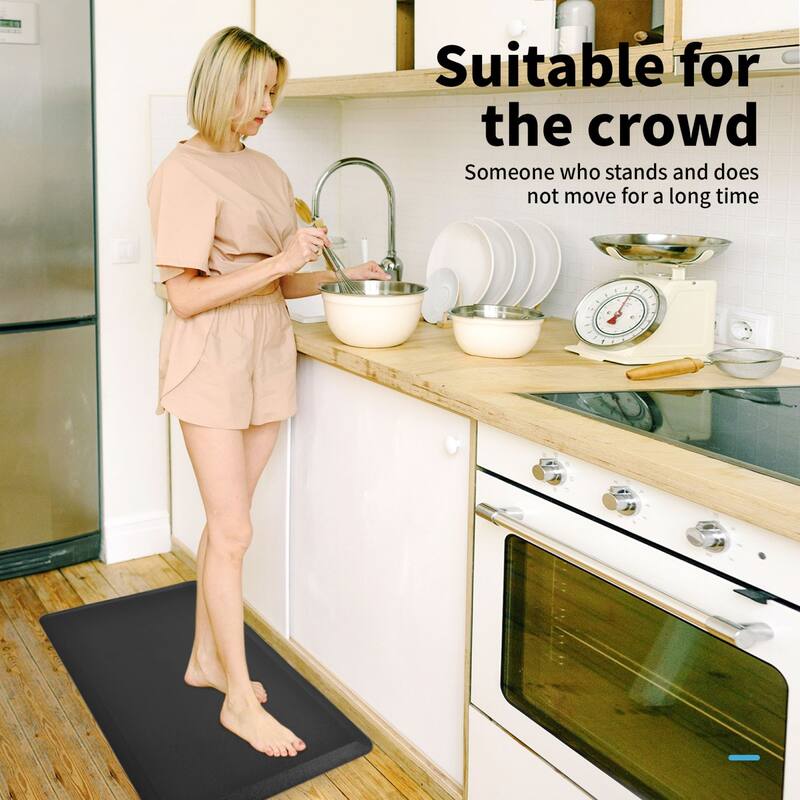 Premium Anti-Fatigue Comfort Mat, Thick, Non-Slip & All-Purpose Comfort - for Kitchen, Office Standing Desk