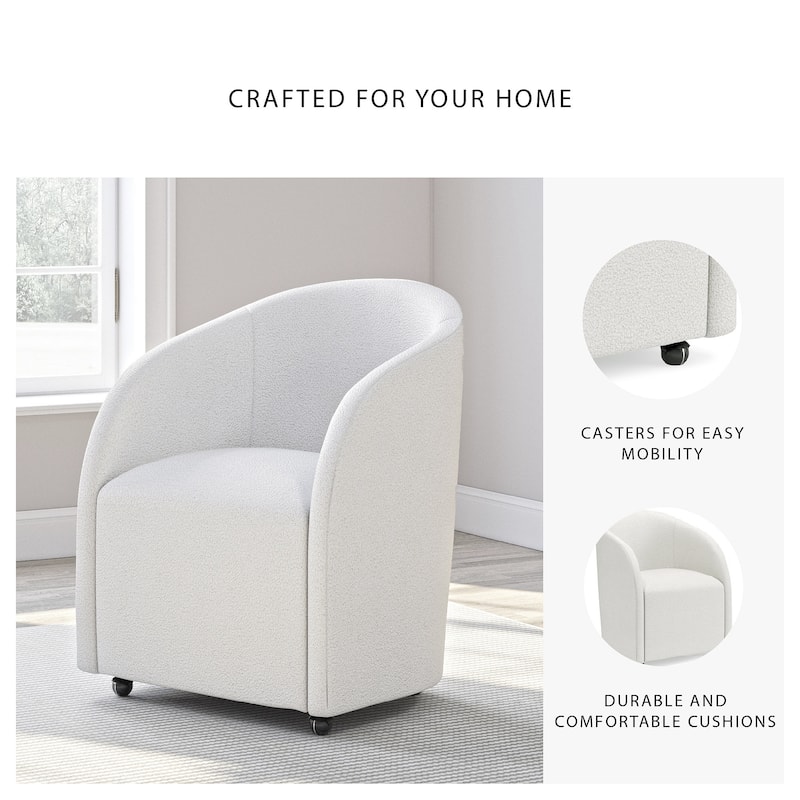 Signature Design by Ashley Korestone White Home Office Desk Chair - 25"W x 23"D x 22"H