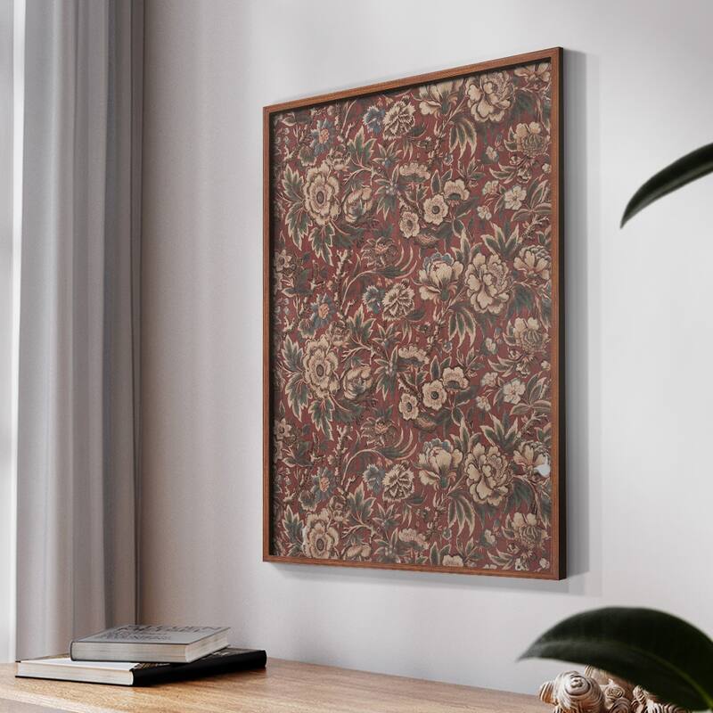 Vintage Abstract Print LXXVI -Framed Print