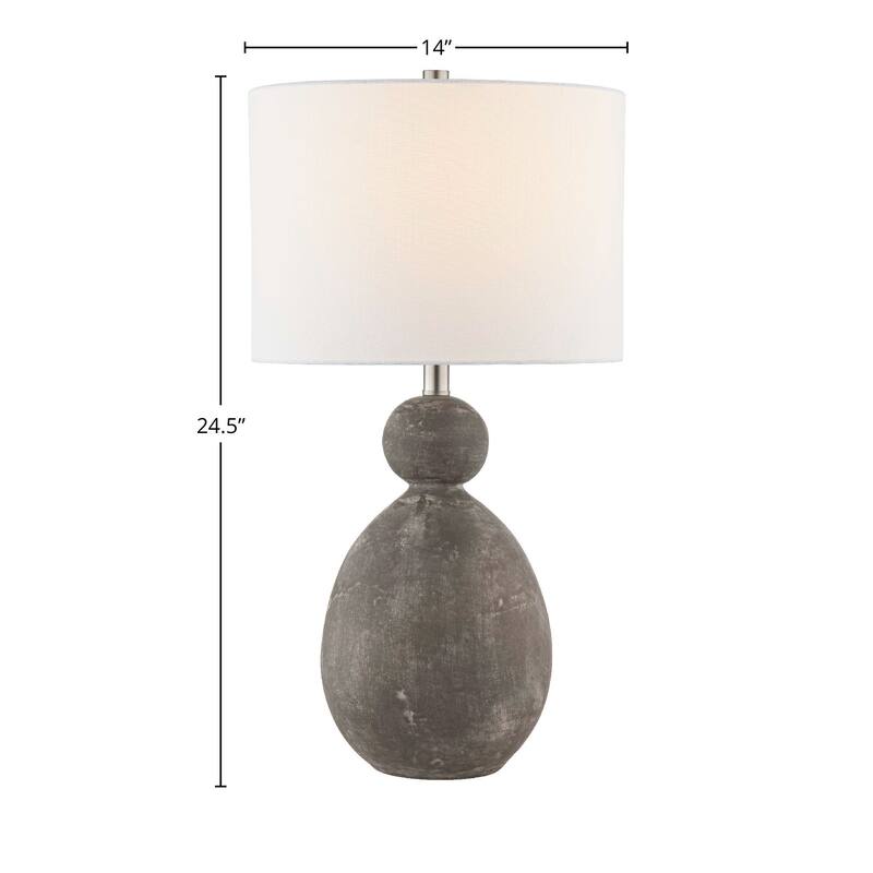 Joseph 25" Table Lamp with Fabric Shade