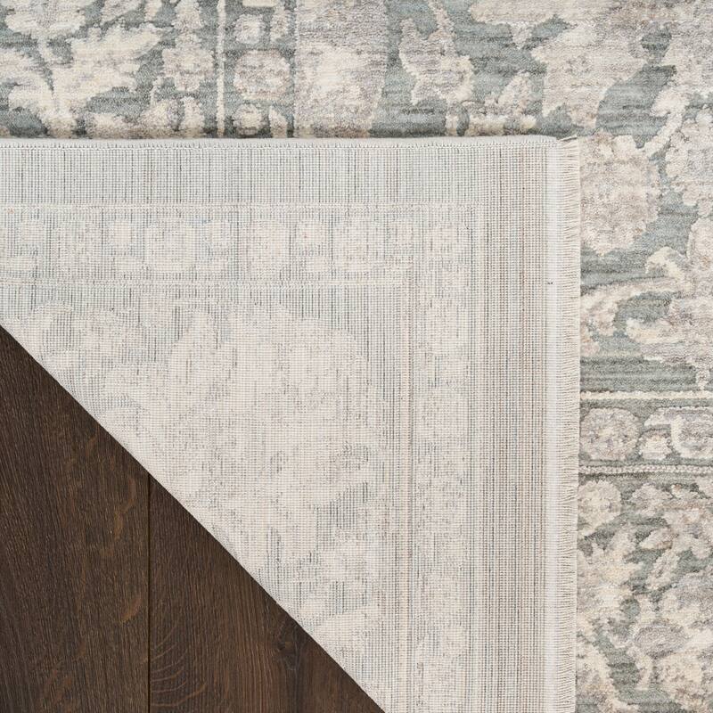 Nourison Shadows Indoor only Green Persian Area Rug