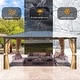 preview thumbnail 18 of 133, EROMMY Hardtop Gazebo,Outdoor Pergola with Double Roof & Netting & Curtains,Heavy Duty Canopy for Patio, Backyard, Pool party