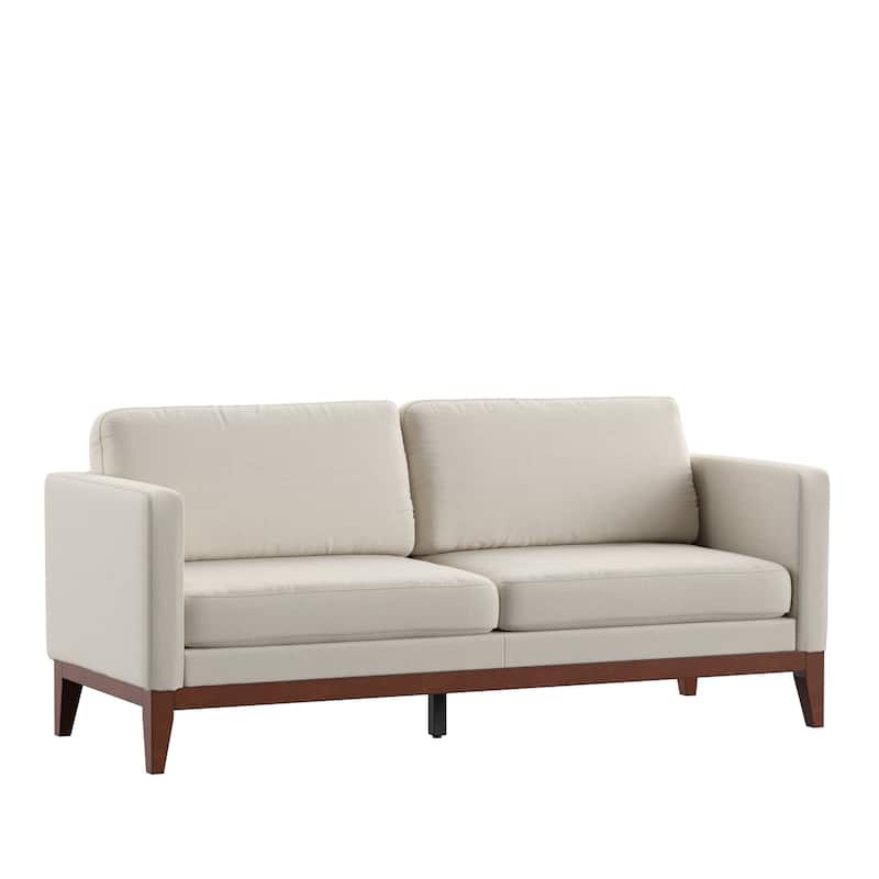 Vail Linen Upholstered Sofa and Loveseat by iNSPIRE Q Modern