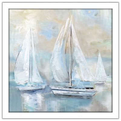 "Sail Afar (Square)" by Nan Print on Acrylic