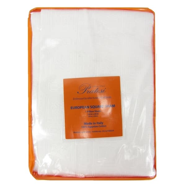 Shop Pratesi Pizzo Di Fiandra Matelasse Euro Pillow Sham White