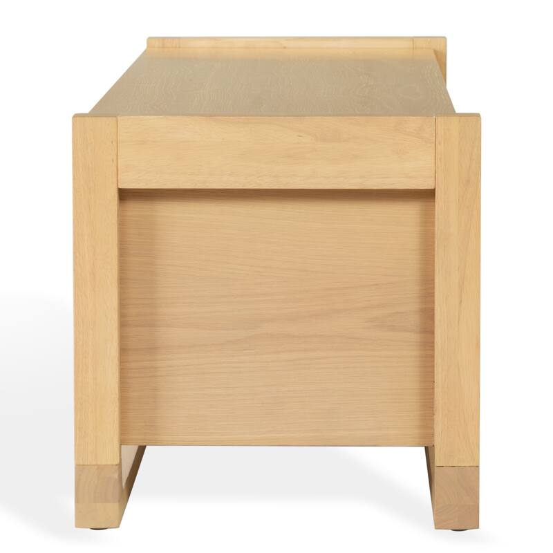 SAFAVIEH Couture Tyrell Wood Storage Bench - 60"W x 18"D x 18"H