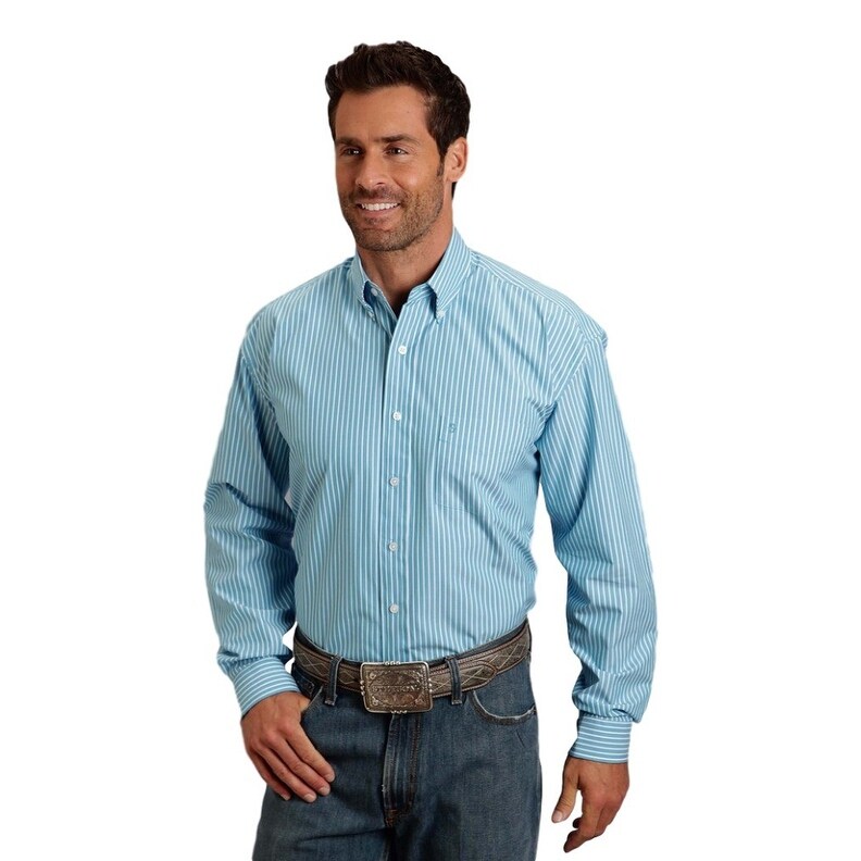 turquoise formal shirt