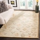 preview thumbnail 2 of 43, Martha Stewart by SAFAVIEH Poppy Glossary Wool/ Viscose Rug 2'6" x 4'3" - Nutshell/Brown - Rectangle