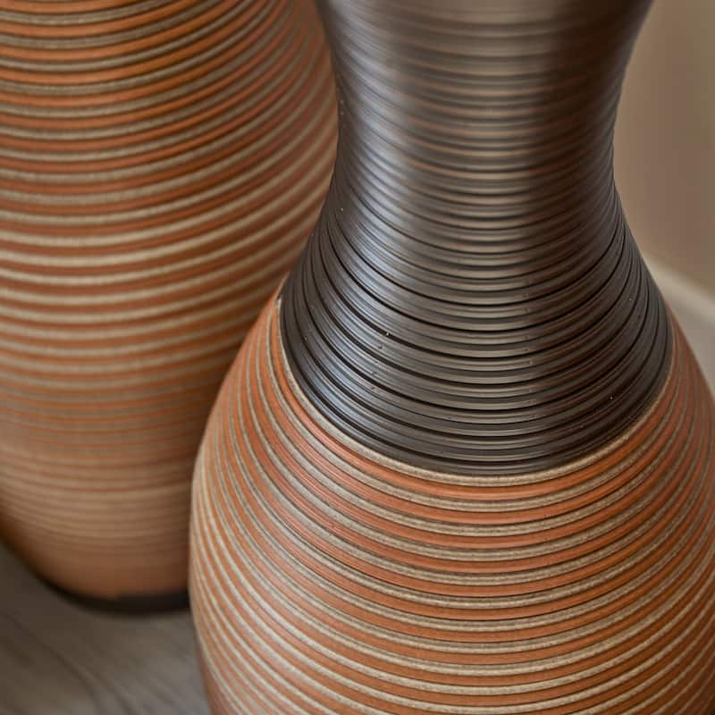Set of 3 Floor Vases, Home Décor Vase, Artificial Rattan Floor Vase Large vase