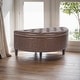 preview thumbnail 23 of 46, Adeco Half Moon Tufted Storage Ottoman Bench