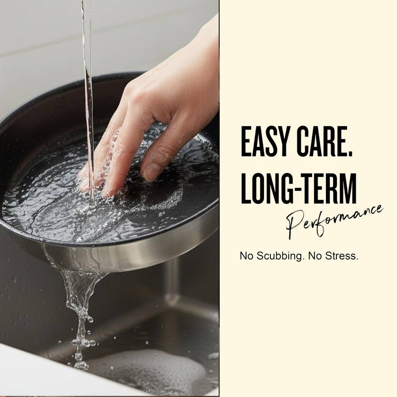 Alva Maestro 5-Ply Nonstick Stainless Steel Cookware Set - Non-Toxic Pans