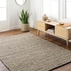 preview thumbnail 7 of 20, Dawley Handmade Solid Neutral Wool Area Rug 10' x 14' - Brown