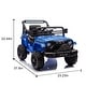 preview thumbnail 81 of 98, Christmas Gift 12V Ride-On Truck for Kids, Remote Control, Educational Features, Bluetooth Blue