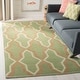 preview thumbnail 9 of 53, SAFAVIEH Handmade Flatweave Dhurries Vikki Modern Moroccan Wool Rug 3' x 5' - Green/Rust