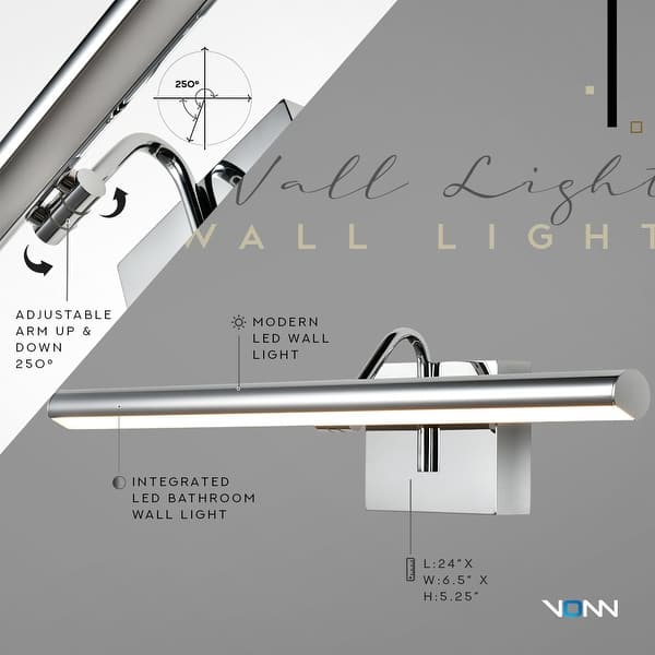 VONN Lighting VONN Outdoor 5-Watt (25 W Equivalent) Stainless Steel Low Voltage Hardwired LED Well Light
