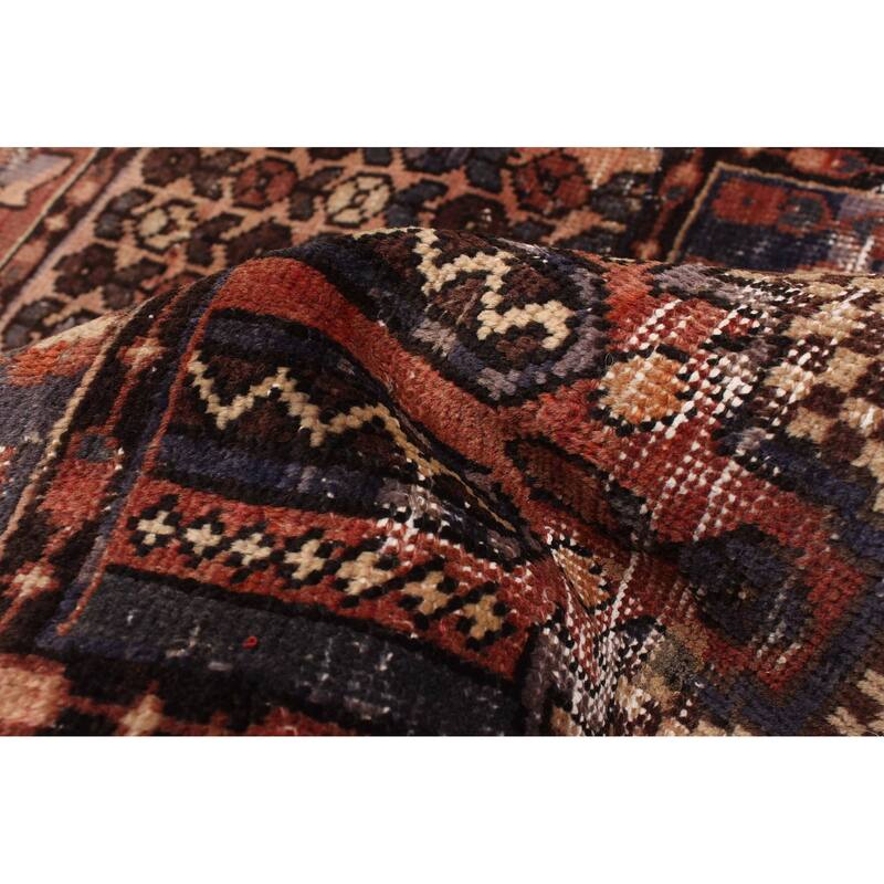 ECARPETGALLERY Hand-knotted Kayseri Vintage Dark Red Wool Rug - 5'2 x 8'4