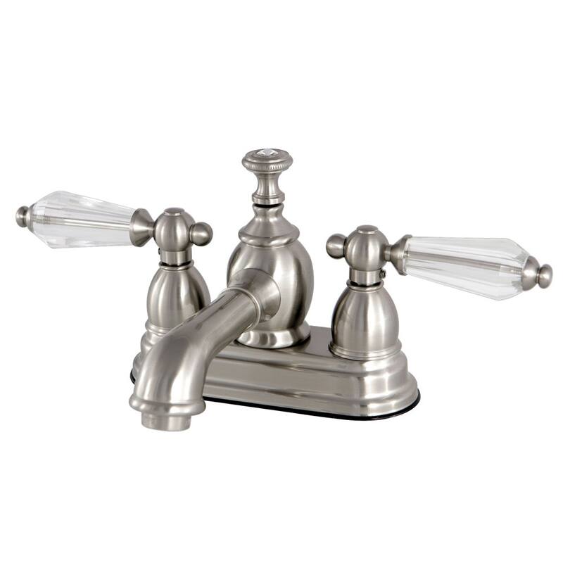 Kingston Brass Wilshire Centerset Bathroom Faucet - Includes Metal