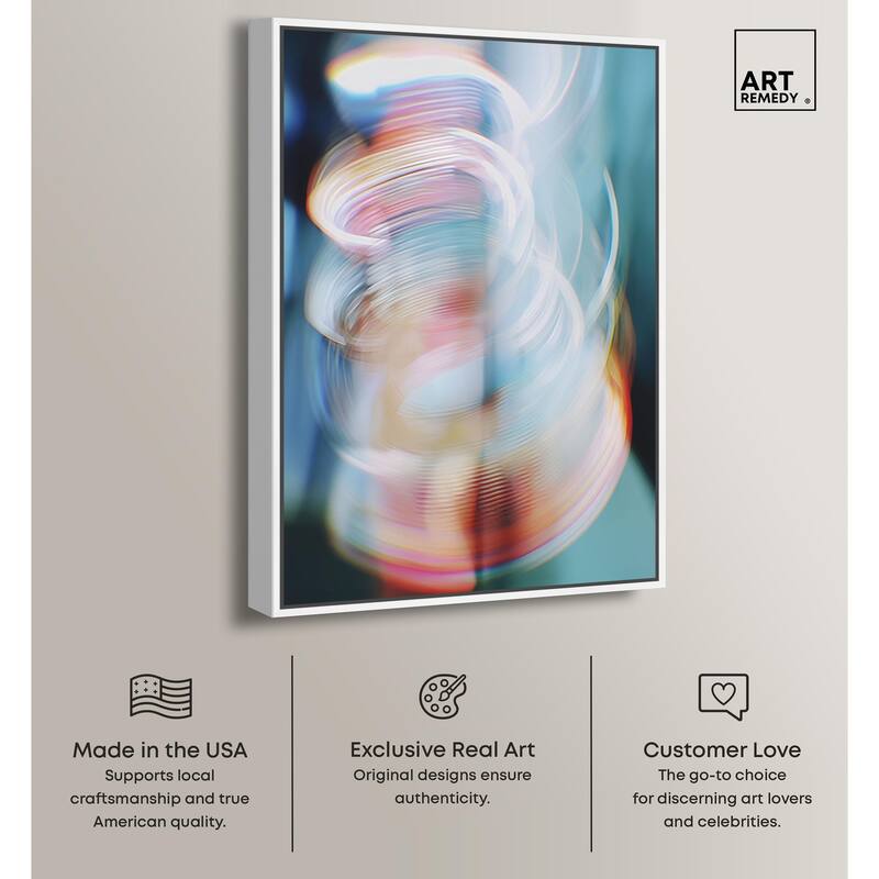 Swirling Light II Canvas by Art Remedy