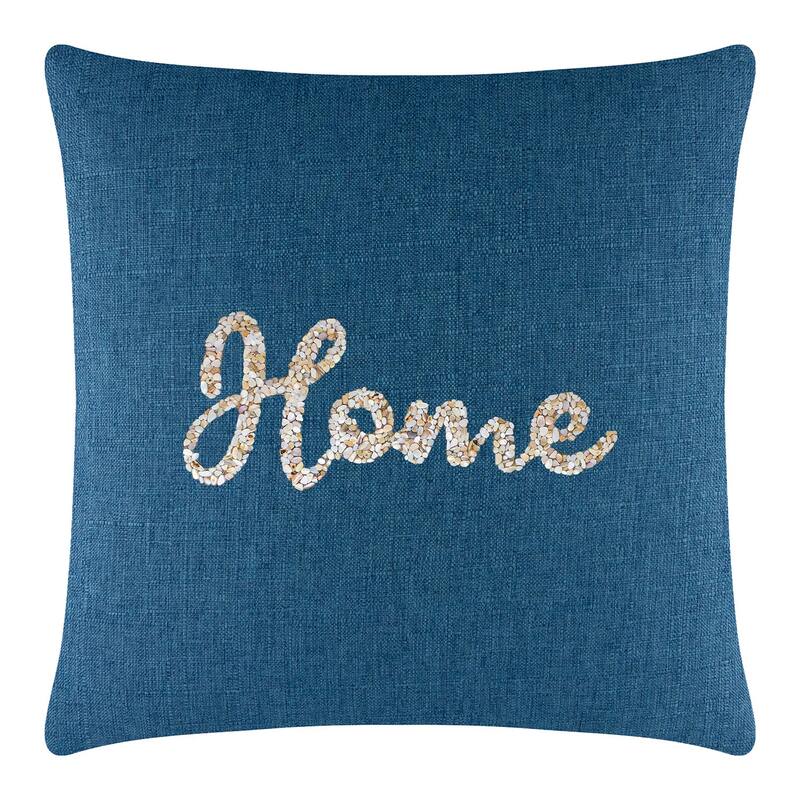 Sparkles Home Shell Home Pillow - 20x20 - Blue