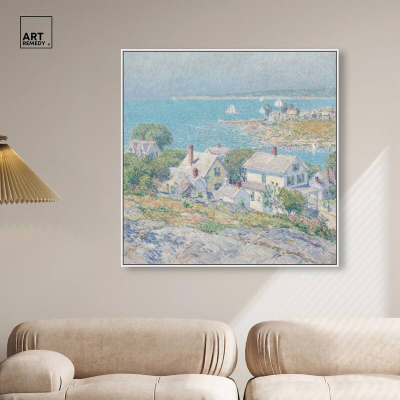 Hassam New England Headlands Canvas by Art Remedy