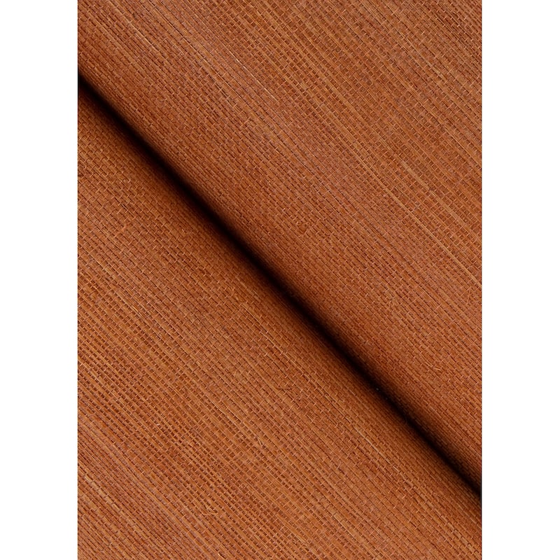 A-Street Prints Yunri Burnt Sienna Sisal Grasscloth Wallpaper